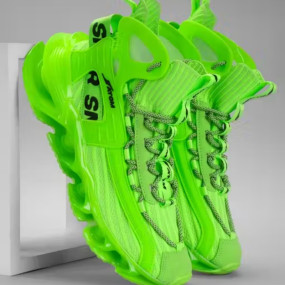 Atom Men's Alpha Predator Neon Green Sneakers