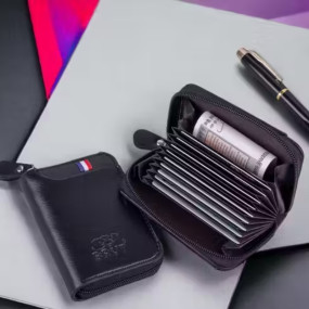Zipper ATM Debit/Credit Card Holder For Men and Women