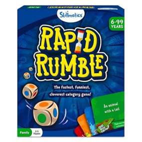 Skillmatics Rapid Rumble - Fast-Paced Board Game for Kids, Teens & Adults, Fun for Family Game Night & Educational Toy, Quick-Thinking Card Game, Gift for Ages 6, 7, 8, 9 & Up