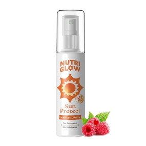 NutriGlow Sunscreen Body Lotion SPF 40 & PA+++, Sunscreen for combination skin, Non Greasy with Broad Spectrum, UVA & UVB Rays Protection, All Skin Types, (120ml)