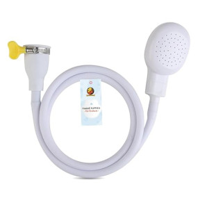 Foodie Puppies Pet Sprayer Bathing Tool, Portable Handheld Shower Head with Shower Spray Hose for Bathing Baby, Pets, Washing Hair, Rinsing Vegetables, Utility Sink (Pet Shower Head)