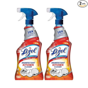 Lizol Power Kitchen Cleaner Spray - 450 ml (Pack of 2)