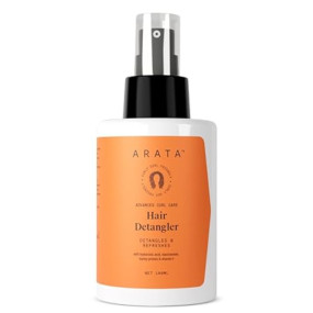 Hair Detangler for Frizzy, Wavy, Curly, Coily hair | Detangles Knots Easily | Refreshes Curls | Adds Shine | With Hyaluronic Acid, Niacinamide, Barley Protein & Vit E | Toxin Free