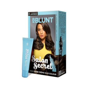 Bblunt Salon Secret High Shine Crème Hair Colour - Chocolate Dark Brown - 100 g | Chocolate Dark Brown - 3.00 | No Ammonia