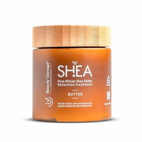 Beauty Garage Shea Butter Retention Hair Mask for Frizzy Hair | 250ml Unisex Hair Mask for Damaged Hair | Cream Texture Contributes to Shine & Moisturizing | All Hair Types