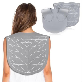 MAYCREATE® Silicone Waterproof Hair Dye Shawl, Hair Cutting Collar with Guiding Lines, Cutting Mat for Hair Stylist, Barber Shop Hair Cutting Pad/Cape for Salon, Hair Cutting Tools Salon Accessories