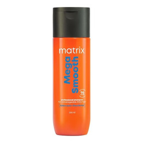 MATRIX Mega Smooth Shampoo for Frizzy, Dry Unmanageable Hair | Defy Frizz for 4 Days | Used by 1 Lakh Hairstylists* | with Shea Butter and Amino Acid, 200ml