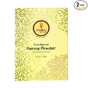 Matru Ayurveda Henna Powder, 200 gm (100gx2)