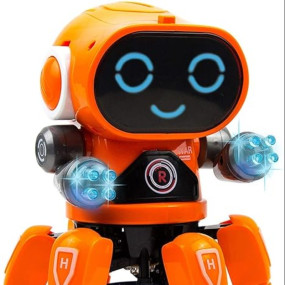 VGRASSP Bot Robot Pioneer Colorful Lights and Music All Direction Movement Dancing Robot Toys for Boys and Girls (Color as per Stock Availability)
