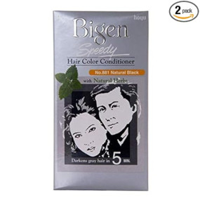 Bigen Speedy Hair Color, Natural Black 881 (40g + 40g) Brand: Bigen