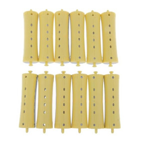 12 Pieces Hair Curler Clamps Hairdreser Perm Rods Hair Styling DIY Tools 9 x 2.5 cm Health & Beauty/Hair Care & Styling/Rollers & Curlers