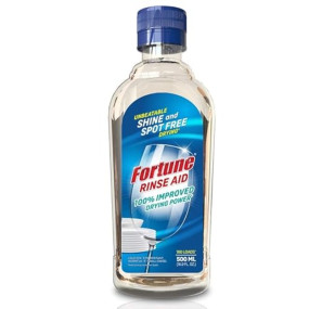 Fortune Dishwasher Rinse Aid 500 ml liquid (2 Units X 500 ml)