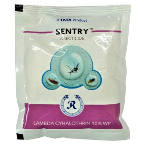 Tata Sentry Lambda Cyhalothrin WP Pest Control for Eradication of Mosquitoes and Crawling Insects (60gm)