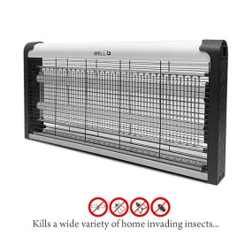 iBELL M23IK Insect Killer Machine, 6W Bug Zapper for Home, Restaurants & Offices, Fly Catcher Insect Control (Silver)
