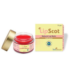 SCOT BEAUTY Lipscot Natural Lip Balm with Plant-Based Moisturizing Ingredients, Smooth Texture Designed for Consistent Use in Daily Care (15GM)