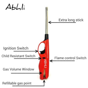 Abhli gaslighter machis Lighter Match Box machis tilli gaslighter Hashtags clipperlighter electricarclighter Cooking Lighter flamagas clippercollector plasmalighter (Pack of 2)