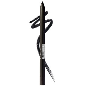 Maybelline TattooStudio Long-Lasting Sharpenable Eyeliner Pencil, Glide on Smooth Gel Pigments with 36 Hour Wear, Waterproof, Deep Onyx