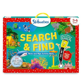 Skillmatics Search and Find Educational Activity - Reusable Preschool Learning Games, Perfect for Toddlers & Kids Who Love Toys, Arts & Crafts, Builds Vocabulary, Gifts for Ages 3, 4, 5, 6