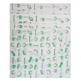 CLassiC Eco Friendly Bags|Food Wrapping Paper Sheets - Pack of 100 (10x10 Inch)