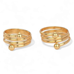 AanyaCentric Toe Rings Adjustable, Traditional & Fashionable Accessories for Women