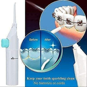 RABADIYA CREATION Portable Dental Water Flosser | Jet Flosser Air technology Cords | Dental Cleaning Whitening Teeth Kit | Air Floss for Teeth Cleaning Power Dental Care