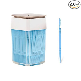 200PCS Interdental Brush for Teeth, Tooth Pick Double Head Dental Floss Interdental Toothpick, for Teeth for Teeth Cleaning Tools