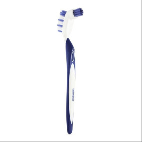 ICPA Clinsodent Denture Cleansing Manual Brush for adults (pack of 2,Multicolor)