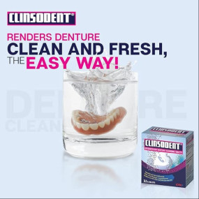 ICPA Clinsodent Denture Cleansing Tablets (Pack of 6)