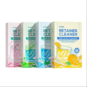 ATORSE™ 30 Pieces Denture Cleaner Tablet Cleaning Tool False Tooth Cleaning Tablet Sakura Flavor|Health & Beauty | Oral Care | Denture Care