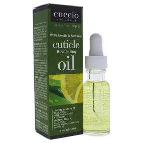 Cuccio White Limetta and Aloe Vera Revitalizing Cuticle Oil - Hydrating Oil to Repair Cuticles Overnight Repair Damaged And Thin Nails Paraben And Cruelty Free 15ml
