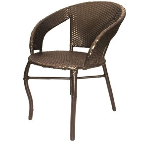 ANAND INDIA GROUPS D-12 2 Chair Set Only for Indoor|| Outdoor|| Balcony|| Garden|| Living Room|| Chair Table (2 Chair Only) Furniture Set|| Coffee Chair Table Set(Brown)