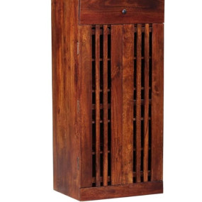 PIPERCRAFTS Sheesham Wood Shoe Rack - Already Assembled - Shoe Cabinet Storage for Home/Entryway/Hallway/Organizer/Rack for Home - Rustic Teak Finish