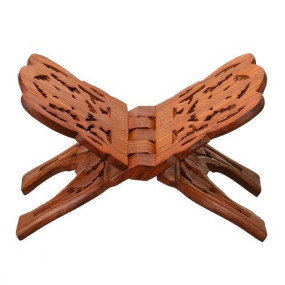 india's big shop Wood Holy Book Stand (10 inch, Brown)