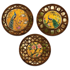 RAG28 Mirror Style MDF Home Decoration Item for living room | Wall Hanging | Wall Décor (CJ9)