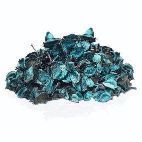 LandSlide Unscented Dried Flowers for Decoration, 500 Gram (Blue)