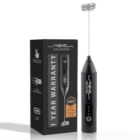 Coffee Frother Electric Rechargeable Coffee Maker Machine for Home Electric Coffee Frother Machine & Milk Whisker with Dual Spring Tech GetSetNova | 1 Year Warranty | Free Recipe Book (Frother)