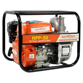 Neptune Simplify Farming WP-30 Water Pump | 6.5 HP,4 Stroke Advanced Technology 196 CC Petrol Engine 3600RPM | Ideal for Agricultural, Farming, Irrigation, Draining Construction, Cleaning And Gardning