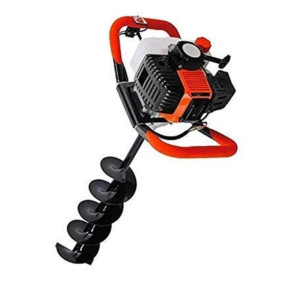 FARM BOXER Machine Soil Auger | Earth Auger Hole Digger | Post Hole Digger | Earth Drilling Machine | 63 CC Engine Earth Auger 12 Inch Digging