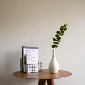 CentraLit Organizer Magazine File Holder Modern Desk, 3 Slot Modern Magazine Holder Stand for Table Desk Home File Stand Decor File Storage for Office (Black)