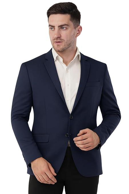 SaintX Men's Formal Blazer | Fully Lined | Slim Fit | Professional Jacket | Premium Business Formal Suit | Office | Wedding | All Purpose