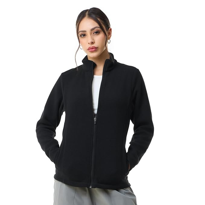 Boldfit Full Zipper Polyester Sweatshirt for Women
