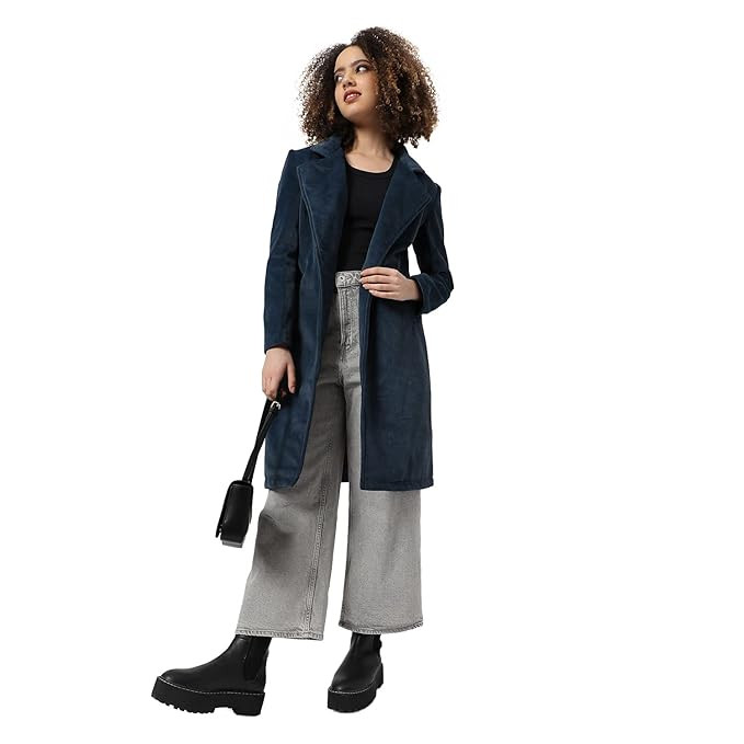 Women’s Winter Wear Coat Regular Fit For Casual Wear | Collared Neck | Full Sleeve | Buttoned | Latest Stylish Coat Crafted With Comfort Fit And High Performance For Everyday Wear