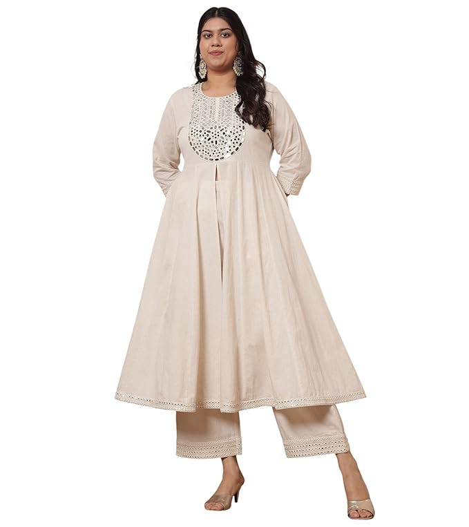 Shop the Leriya Fashion Women's Rayon Kurta Pant Set. Made from soft and breathable fabric, this stylish ethnic co-ord outfit is perfect for office wear, travel, or casual daily wear.