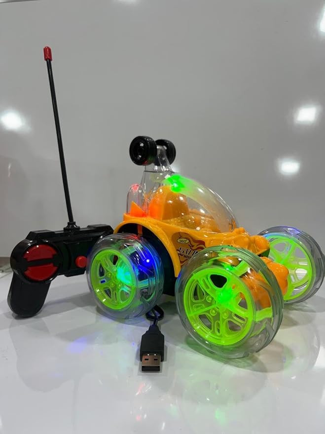 Toys and Game Musical Light-Up Tricycle Wheels, Battery Operated, Colourful Design (Design 4, Pack of 1)
