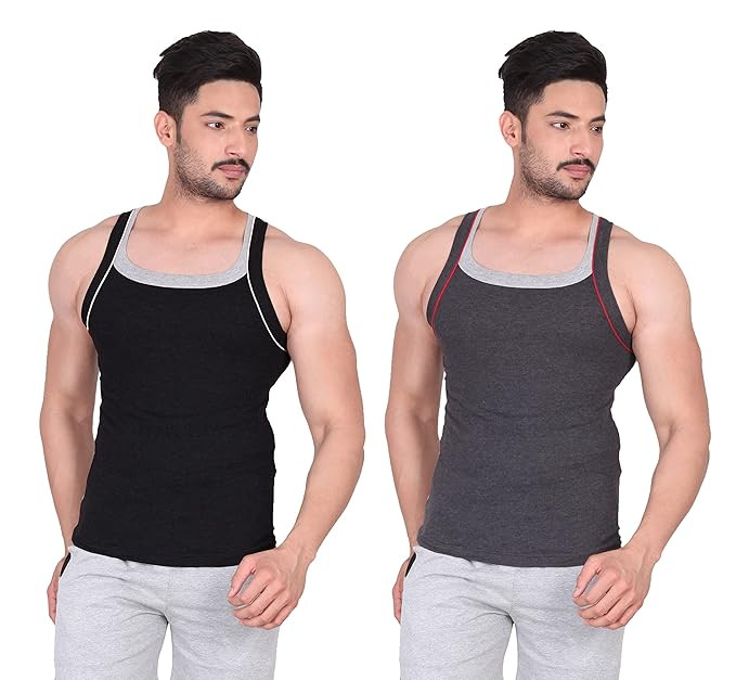 Big Button Men's Premium Cotton Vest