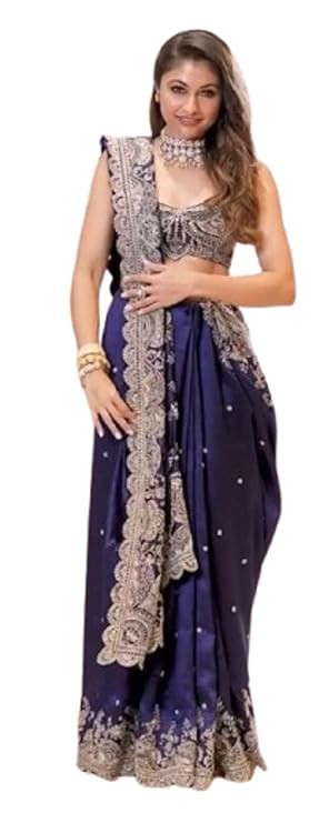 Fashion Womens Saree Heavy soft Rangoli silk fabric coding with sequence c pallu work and multi thread arco cut border