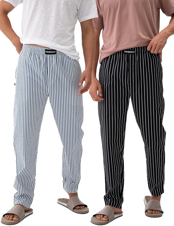 DAMENSCH The Stretch Men's Woven Cotton Tapered Fit Pyjama Pants