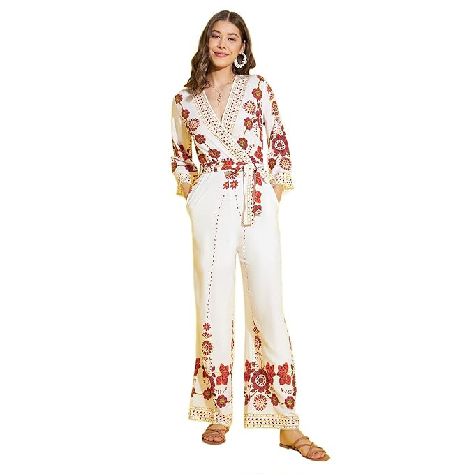 StyleStone Women's Printed Jumpsuit