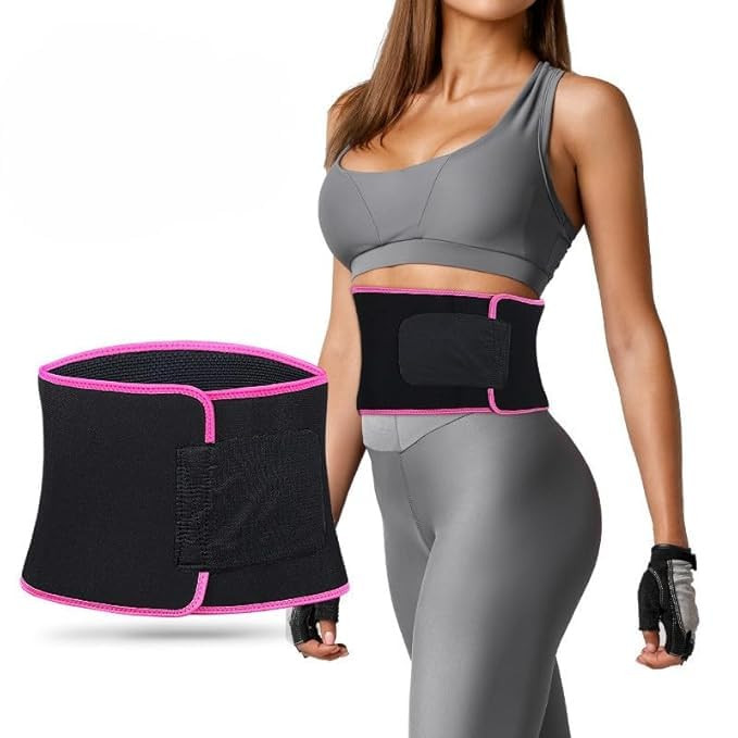 Weight Loss Hot Slimming Belt for Men, Women Belly Sweat Slim Belt Neoprene Fat Burning Sauna Waist Trainer Healthy Sweat, Weight Loss, Lower Back Posture
