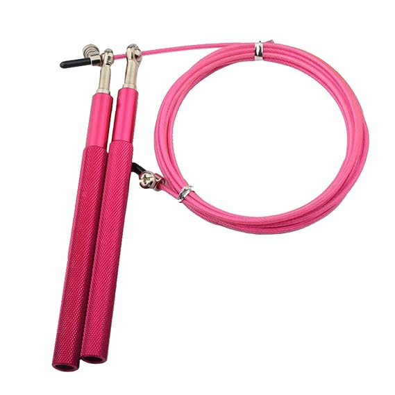 Speed Jump Rope 300cm Adjustable Length Durable Fitness Boxing Skipping Rope Thin Pink | Fitness Running & Yoga | Fitness Equipment & Gear | Jump Ropes